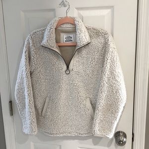 cuddly sherpa pullover